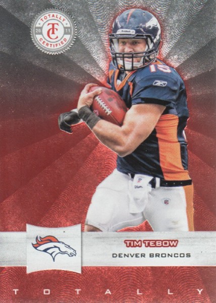 2011 Totally Certified #50 Tim Tebow