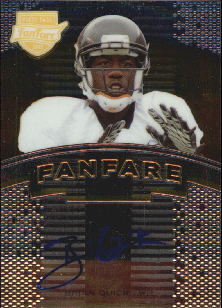 2012 Press Pass Fanfare #FFBQ Brian Quick AU