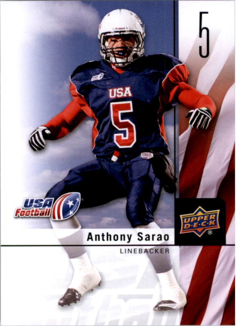 2011-12 Upper Deck USA Football #5 Anthony Sarao