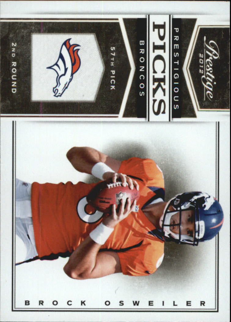 2012 Prestige Prestigious Picks #15 Brock Osweiler