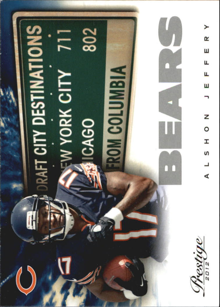 2012 Prestige Draft City Destination #12 Alshon Jeffery