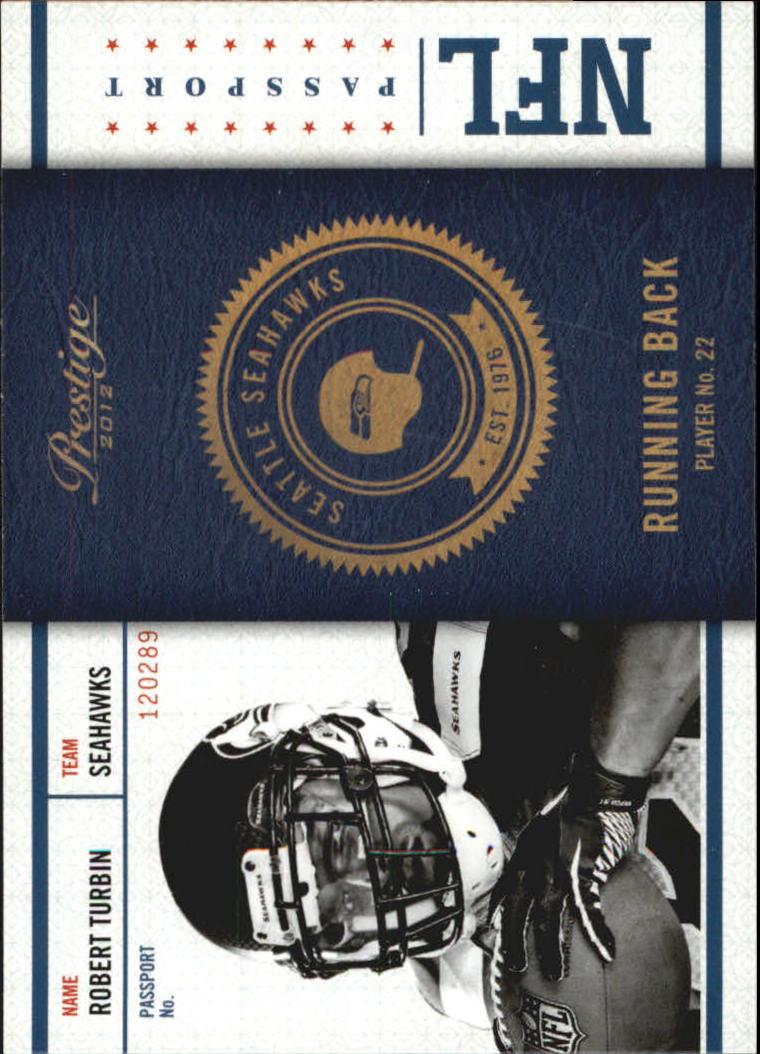 2012 Prestige NFL Passport #28 Robert Turbin