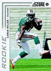 2012 Score #345B Lamar Miller SP/(leaping pose)
