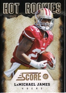 2012 Score Hot Rookies #19 LaMichael James front image