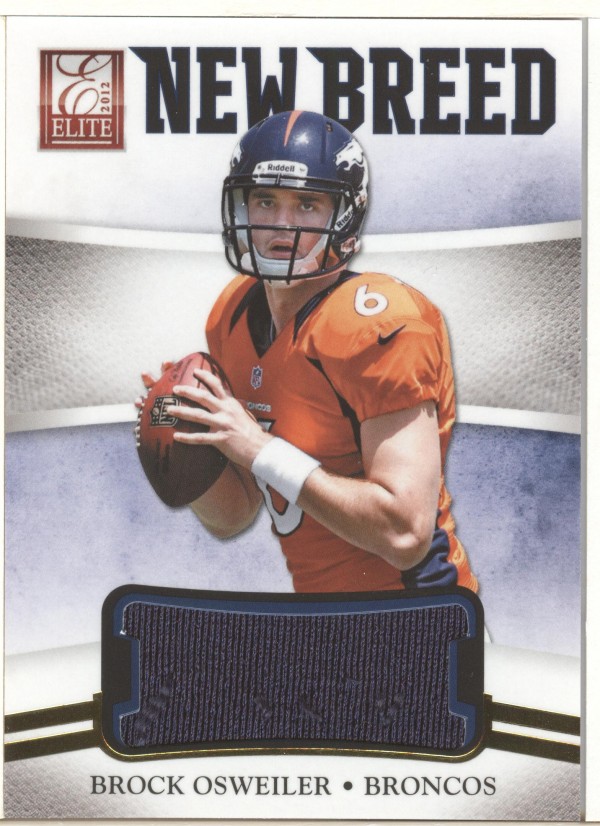 2012 Elite New Breed Jerseys #18 Brock Osweiler/399