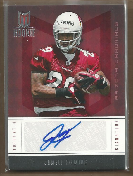 2012 Momentum #218 Jamell Fleming AU/799 RC