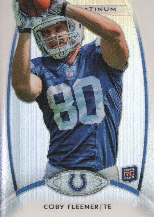 2012 Topps Platinum #131 Coby Fleener RC
