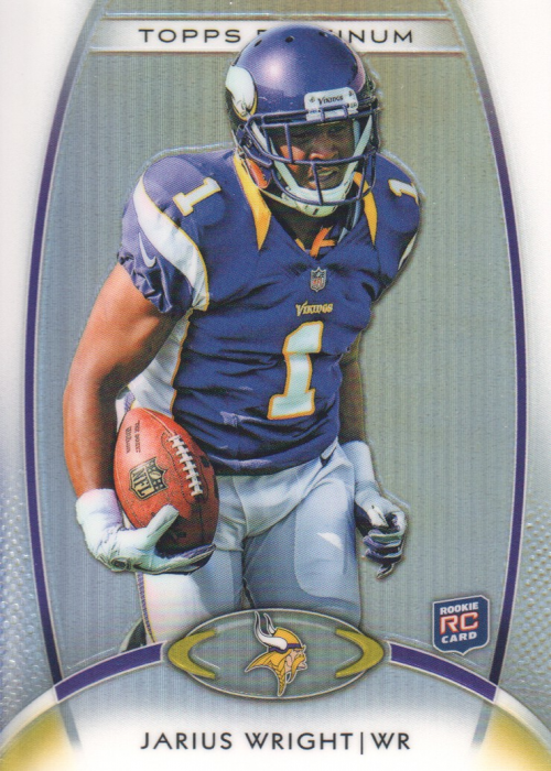 2012 Topps Platinum #135 Jarius Wright RC front image