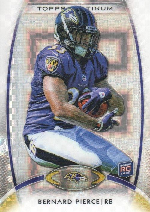 2012 Topps Platinum Xfractors #113 Bernard Pierce