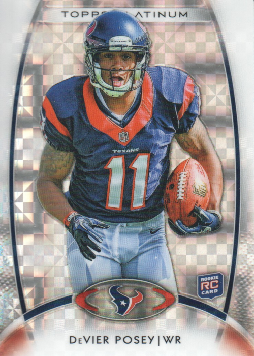 2012 Topps Platinum Xfractors #134 DeVier Posey