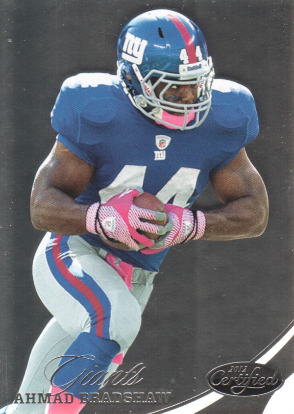 2012 Certified #71 Ahmad Bradshaw
