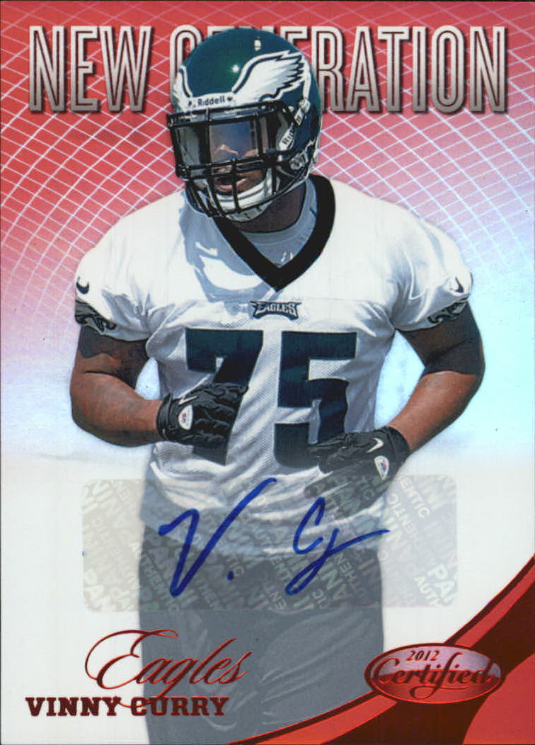 2012 Certified Mirror Red Signatures #311 Vinny Curry/350