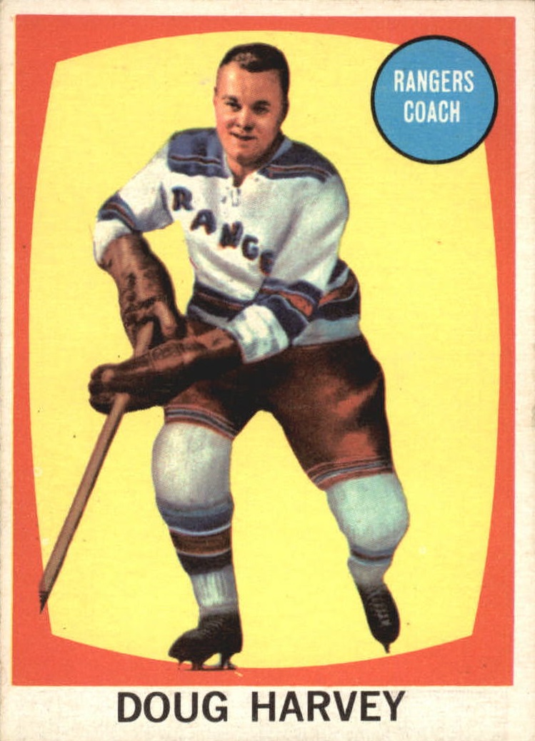 1961-62 Topps #45 Doug Harvey CO
