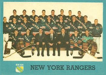 1962-63 Topps #65 Rangers Team