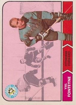 1968-69 O-Pee-Chee #109 Val Fonteyne