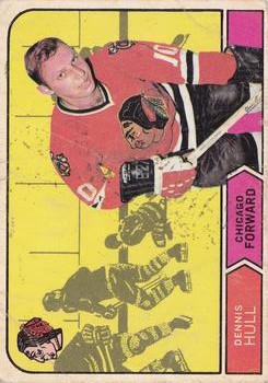 1968-69 O-Pee-Chee #153 Dennis Hull