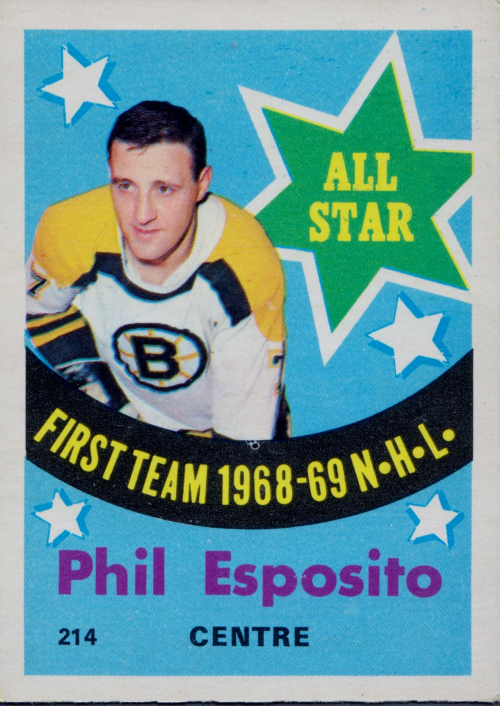 1969-70 O-Pee-Chee #214 Phil Esposito AS
