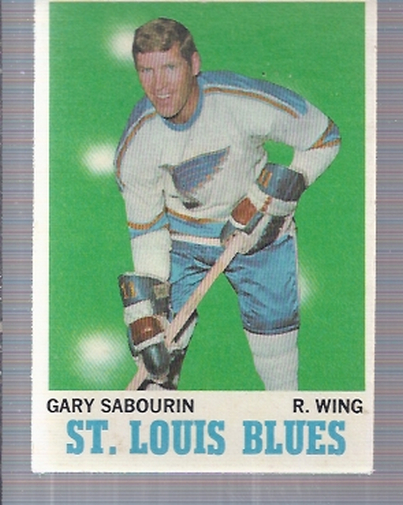 1970-71 O-Pee-Chee #96 Gary Sabourin