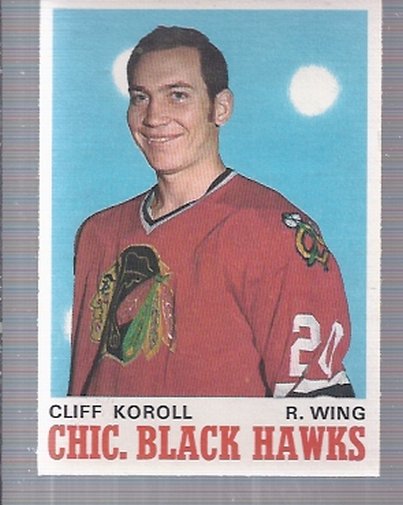 1970-71 O-Pee-Chee #147 Cliff Koroll RC