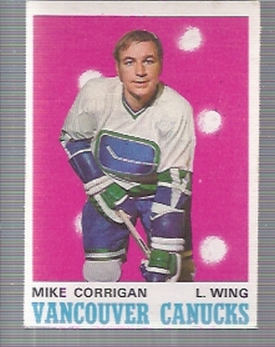 1970-71 O-Pee-Chee #227 Mike Corrigan RC