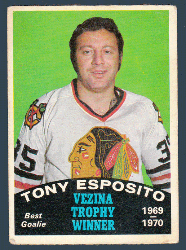 1970-71 O-Pee-Chee #250 Tony Esposito Vezina