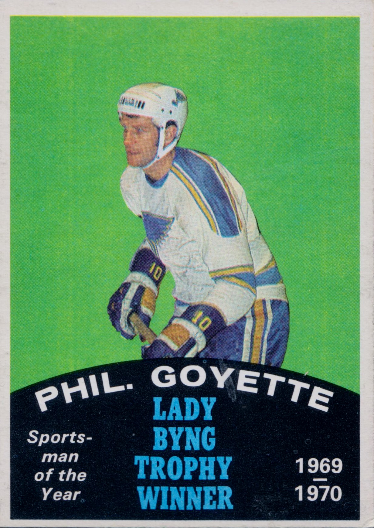 1970-71 O-Pee-Chee #251 Phil Goyette/Lady Byng