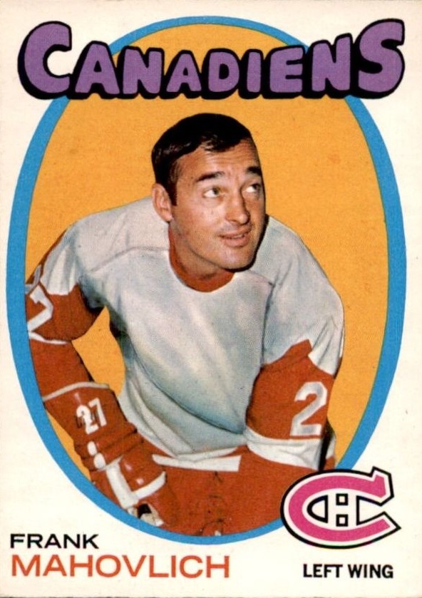 1971-72 O-Pee-Chee #105 Frank Mahovlich