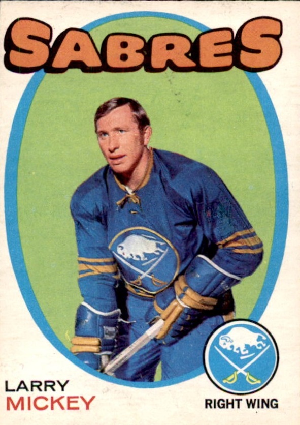 1971-72 O-Pee-Chee #167 Larry Mickey