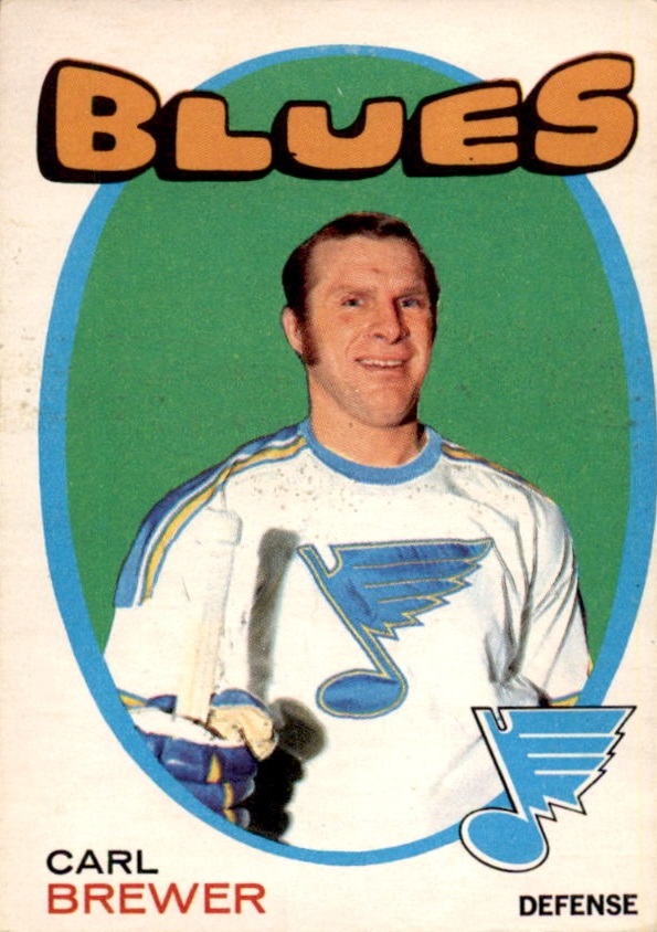 1971-72 O-Pee-Chee #222 Carl Brewer