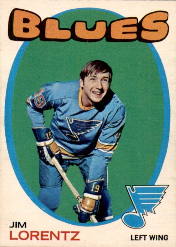 1971-72 O-Pee-Chee #227 Jim Lorentz