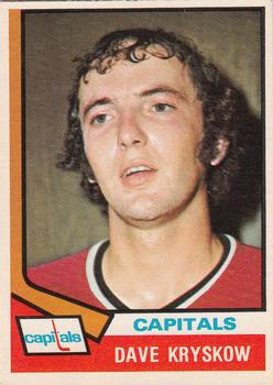 1974-75 O-Pee-Chee #62 Dave Kryskow RC
