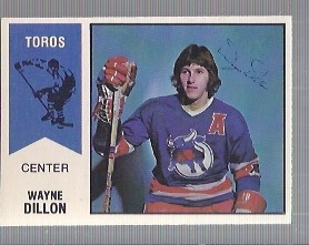 1974-75 O-Pee-Chee WHA #3 Wayne Dillon RC
