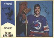 1974-75 O-Pee-Chee WHA #65 Gilles Gratton RC