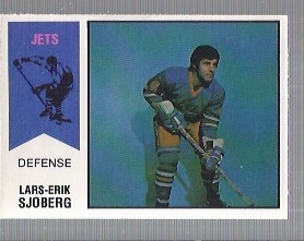 1974-75 O-Pee-Chee WHA #66 Lars-Erik Sjoberg RC