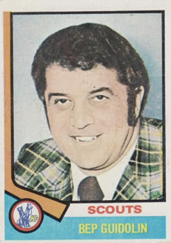 1974-75 Topps #34 Bep Guidolin CO