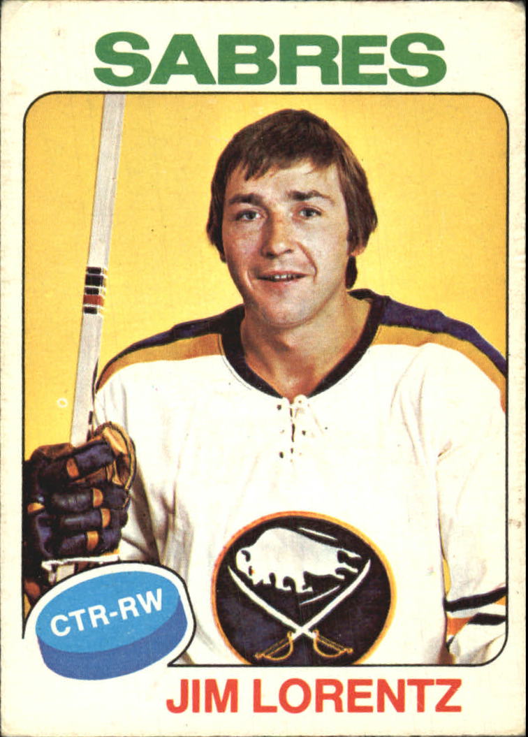 1975-76 O-Pee-Chee #28 Jim Lorentz