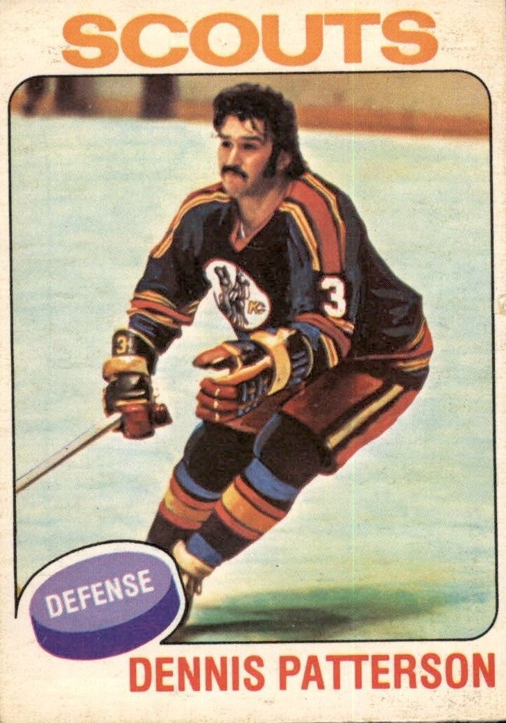 1975-76 O-Pee-Chee #51 Dennis Patterson RC