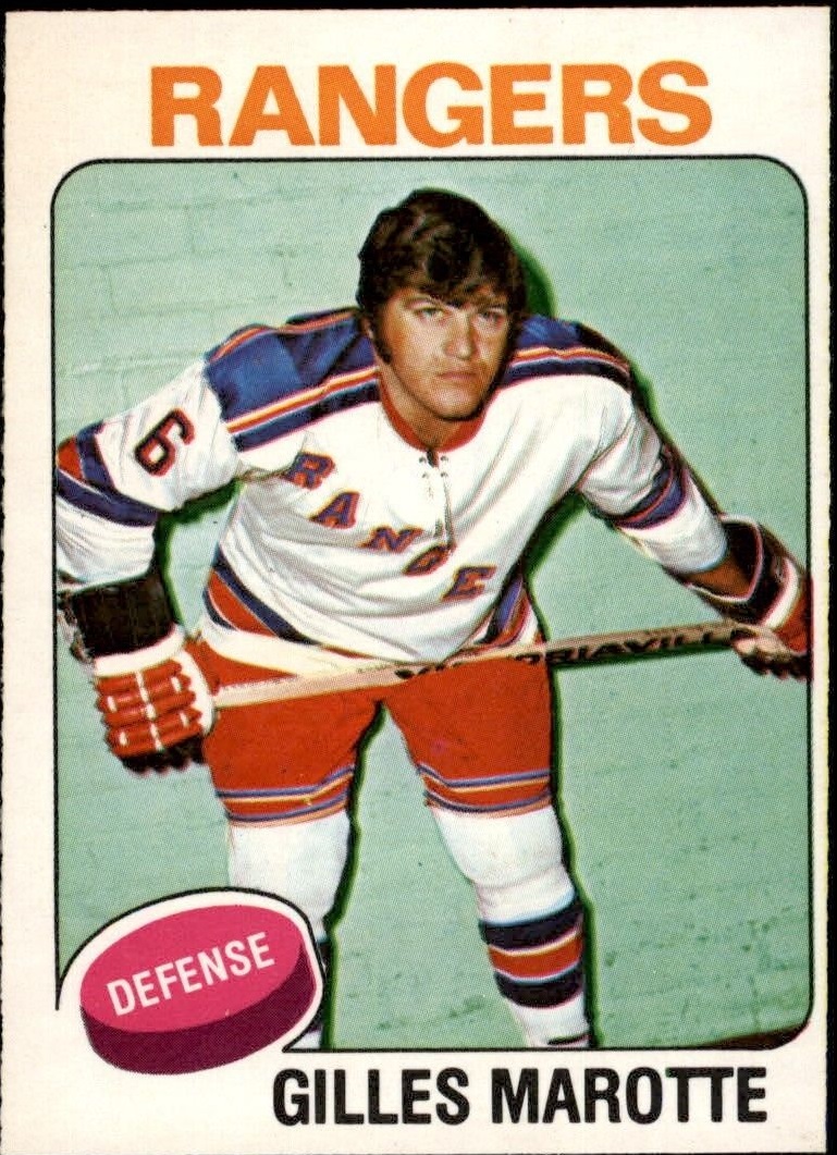 1975-76 O-Pee-Chee #164 Gilles Marotte