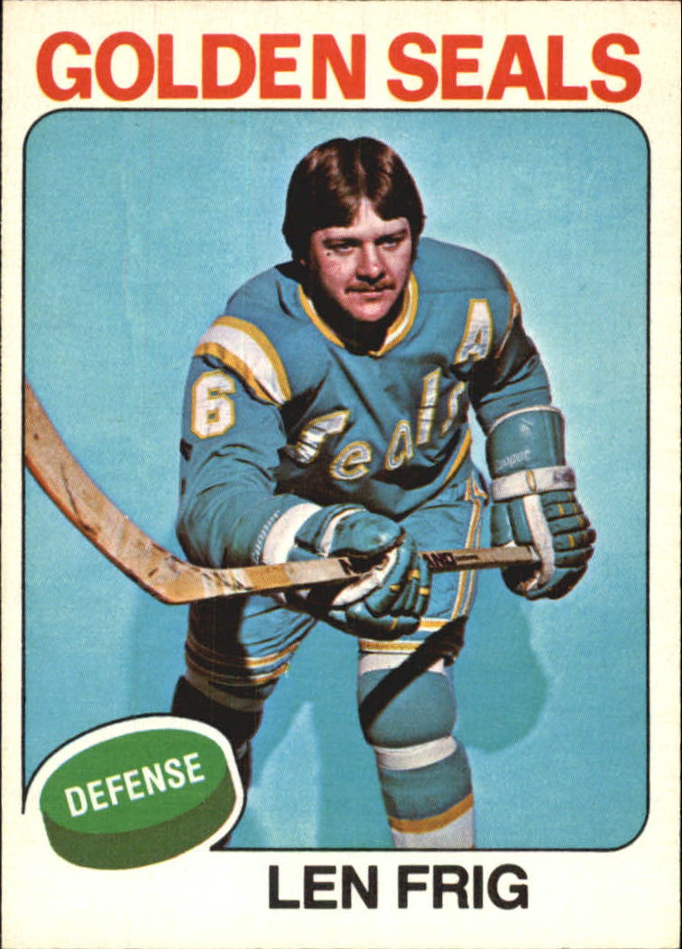 1975-76 O-Pee-Chee #174 Len Frig