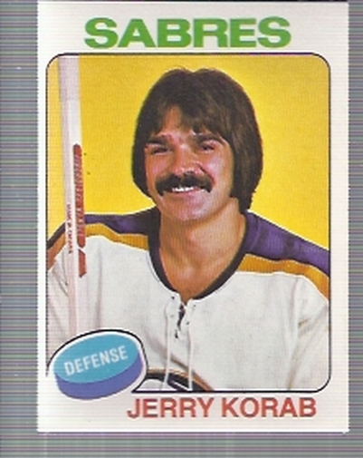 1975-76 O-Pee-Chee #192 Jerry Korab