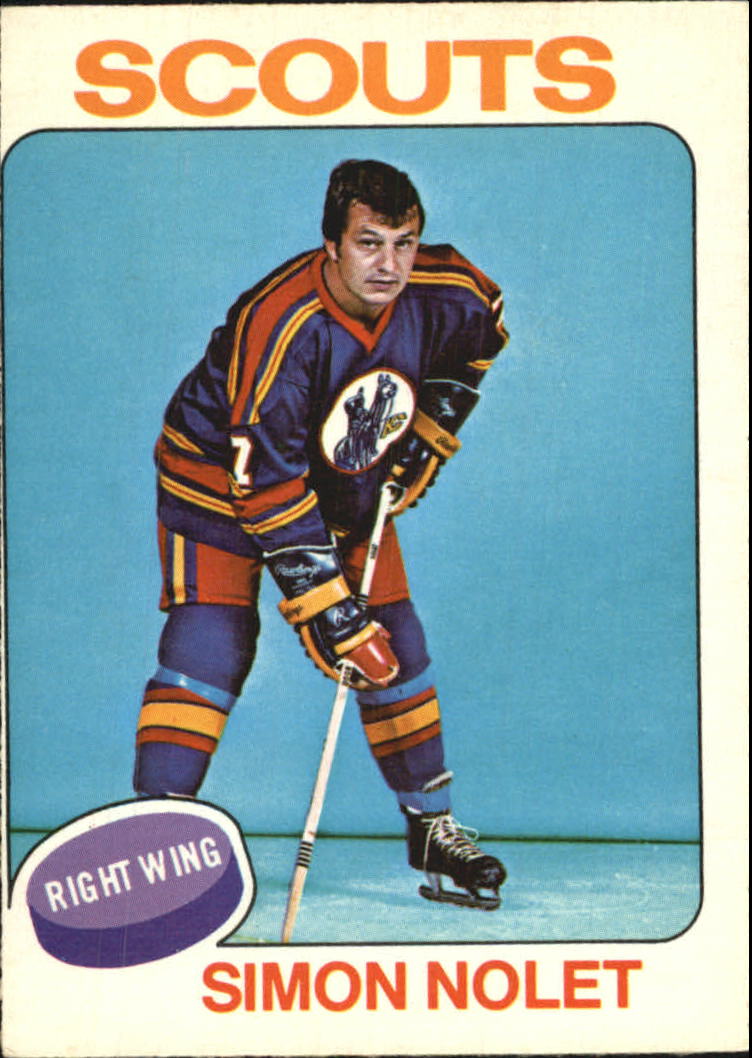 1975-76 O-Pee-Chee #220 Simon Nolet