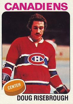 1975-76 Topps #107 Doug Risebrough UER RC