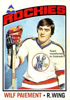 1976-77 O-Pee-Chee #37 Wilf Paiement
