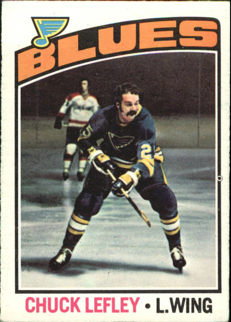 1976-77 O-Pee-Chee #63 Chuck Lefley