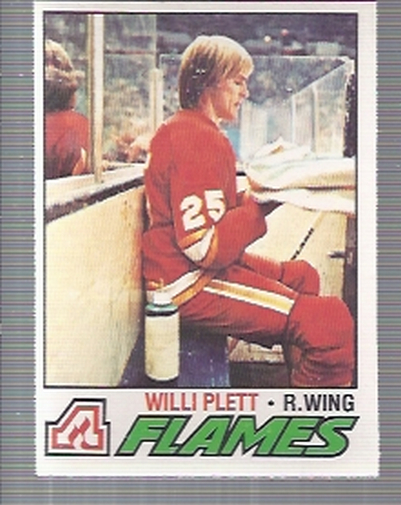 1977-78 O-Pee-Chee #17 Willi Plett RC