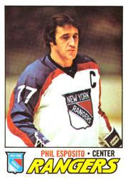 1977-78 O-Pee-Chee #55 Phil Esposito UER/(Goal total reads 78{should be 55)