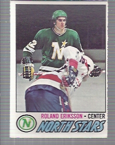 1977-78 O-Pee-Chee #123 Roland Eriksson RC