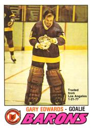 1977-78 O-Pee-Chee #345 Gary Edwards