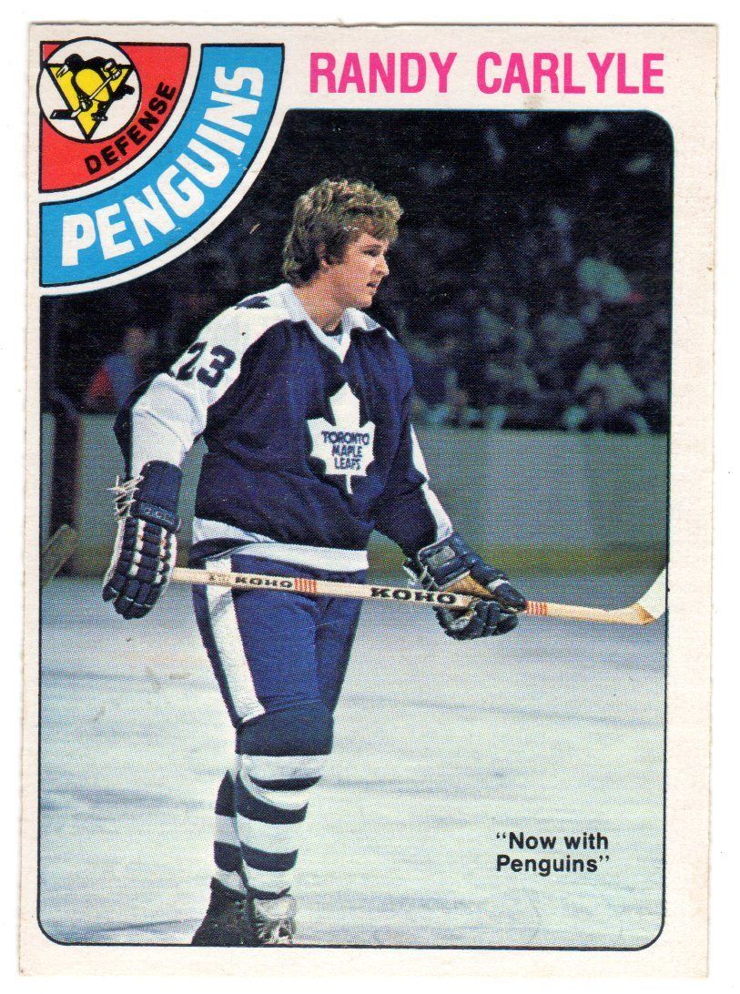 1978-79 O-Pee-Chee #312 Randy Carlyle RC