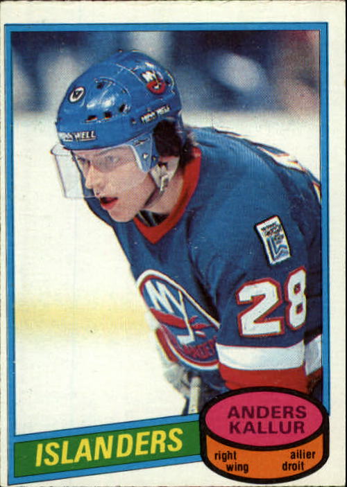 1980-81 O-Pee-Chee #156 Anders Kallur RC